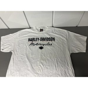 Harley-Davidson Shirt‎ Men's XXL White Bahamas Motorcycle Beach
